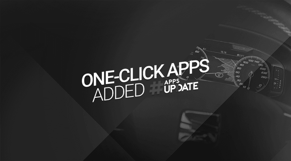 New One-Click Apps added in August 2023