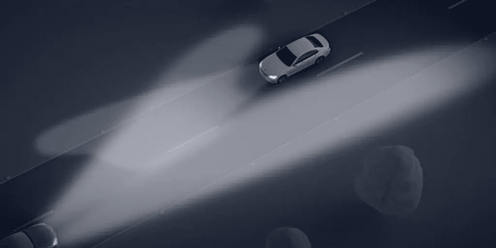 Anti-dazzle headlights