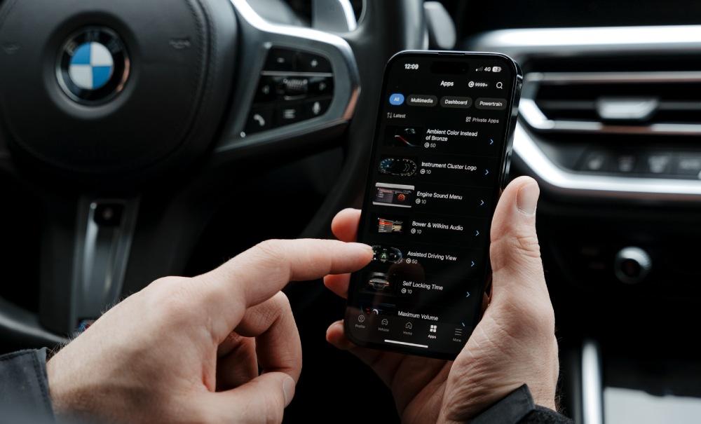 OBDeleven One-Click Apps list for BMW