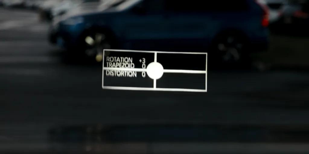 Head-Up Display Tilt Calibration