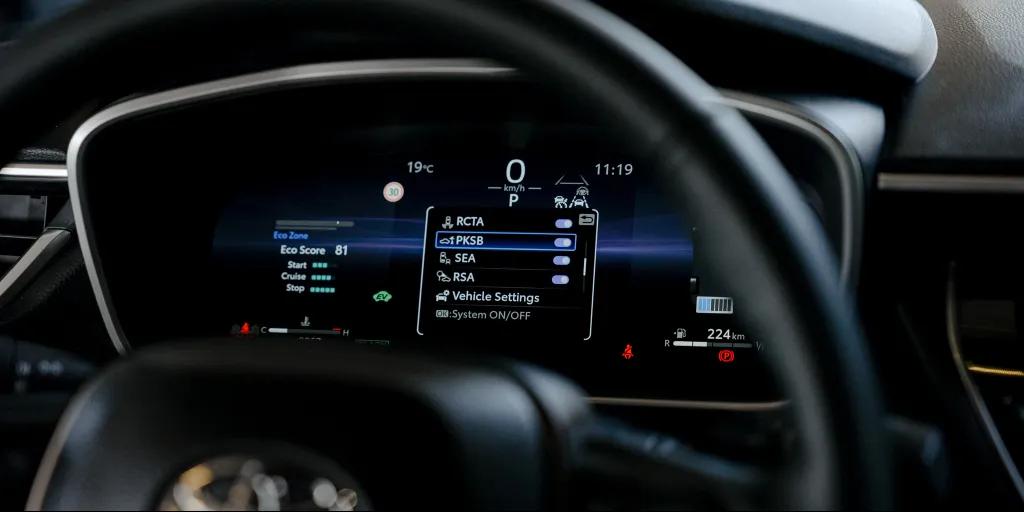 Parking Support Brake Stopping Distance (Stationary Objects)