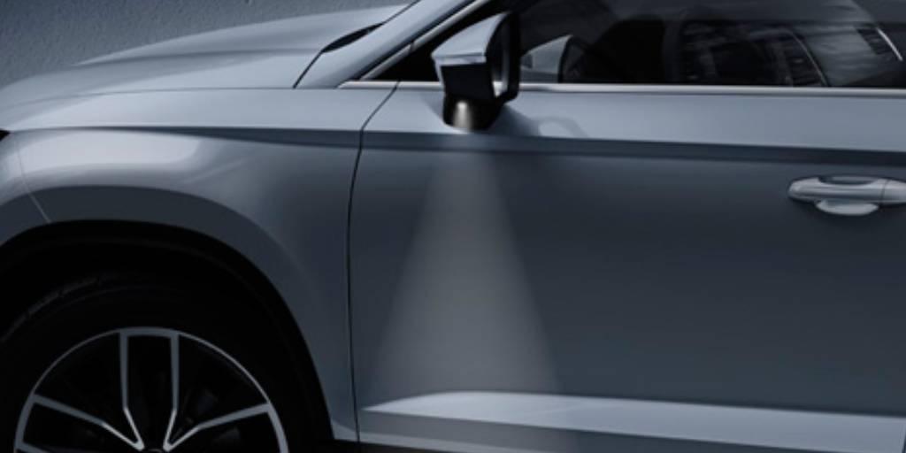 Puddle Lights with Folded Mirrors