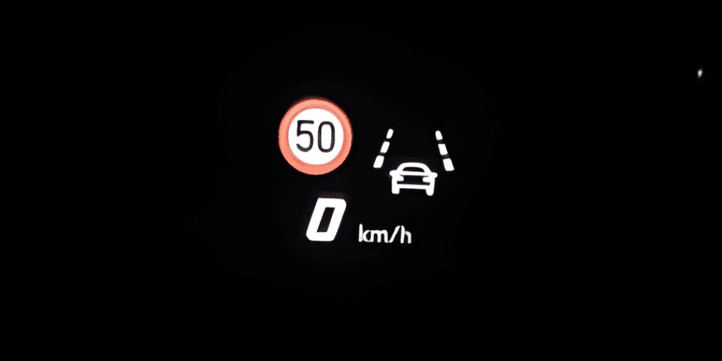 Lane Departure in Head-up Display