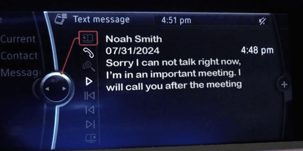 Text Messages Display