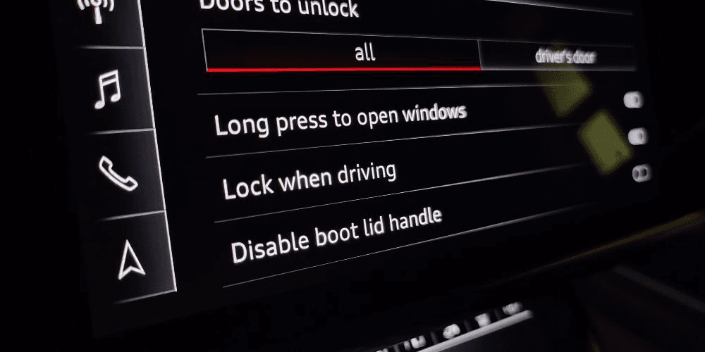 Door Auto Lock Menu