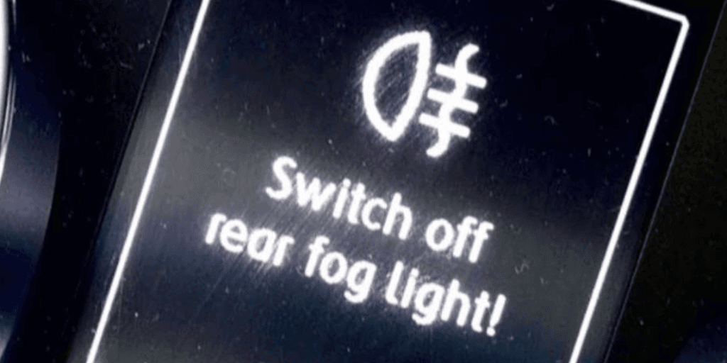 Rear Fog Light Warning