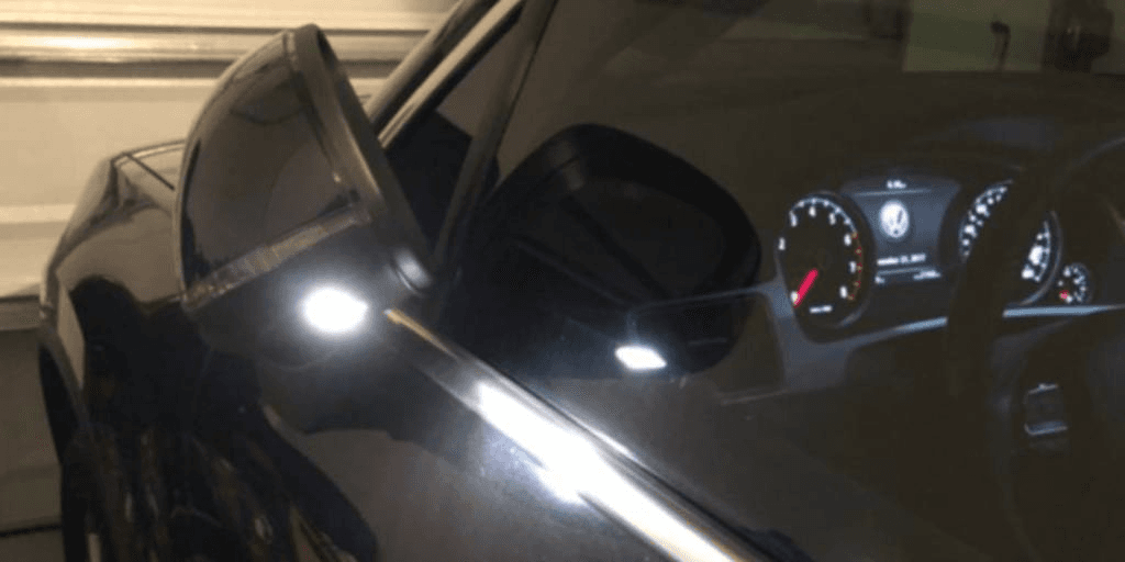 Puddle Lights with Folded Mirrors