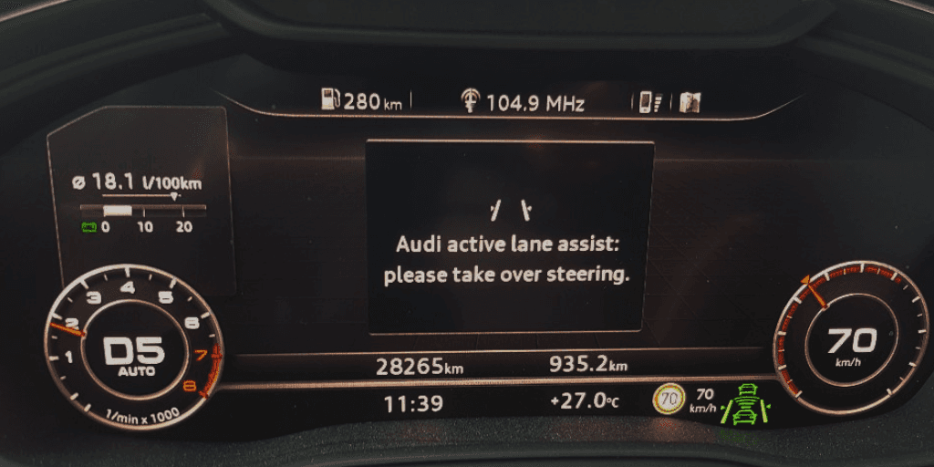 Lane Assist Deactivation Threshold