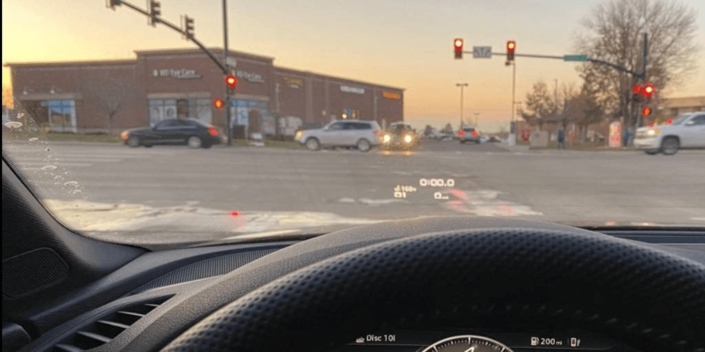 Lap Timer in Head-up Display