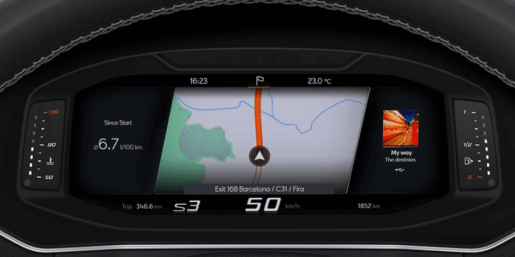 Navigation Display in Dashboard