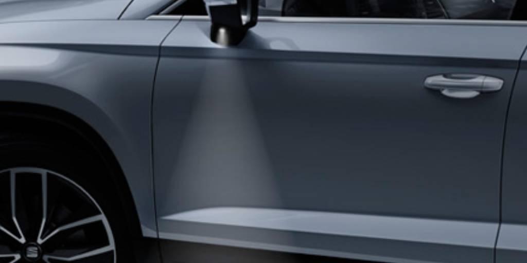 Puddle Lights with Folded Mirrors