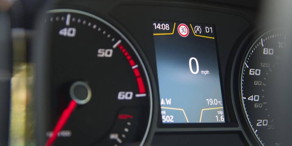 Digital Speed in Dashboard