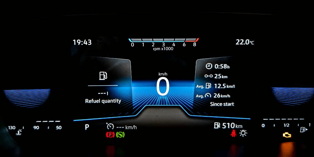 Engine Speed/RPM in Dashboard