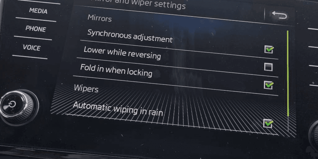 Mirror Dip Setting in Multimedia