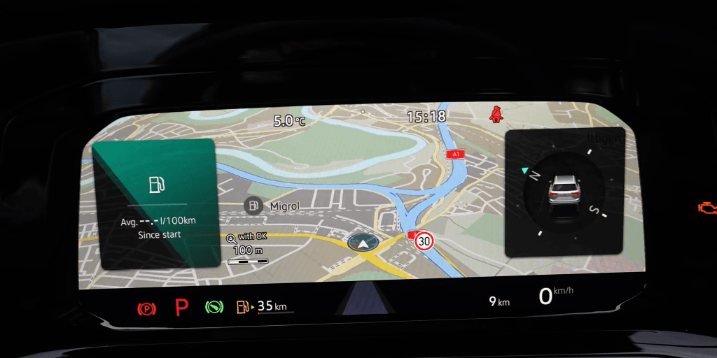 Navigation Display in Dashboard