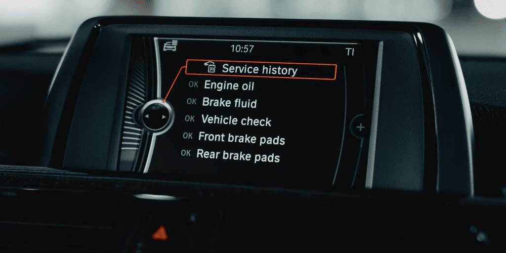 Service History Menu