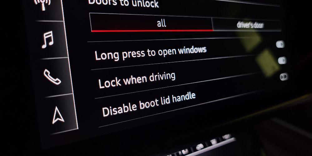 Door Auto Lock Menu