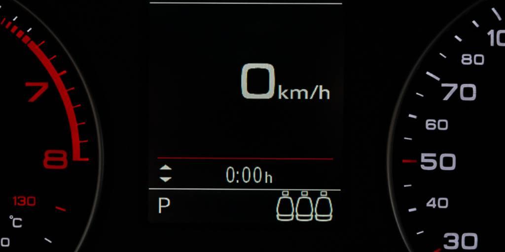 Digital Speed in Dashboard