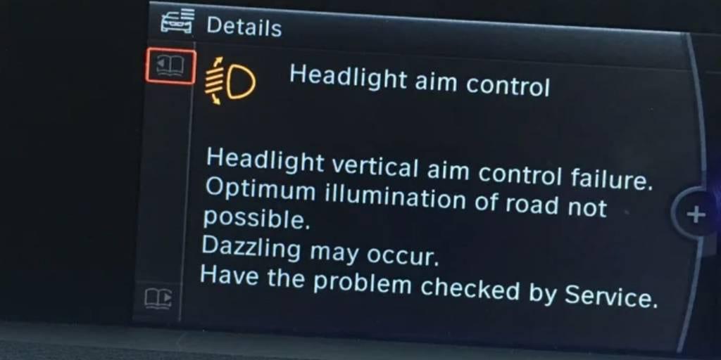 Headlight Vertical Aim Control
