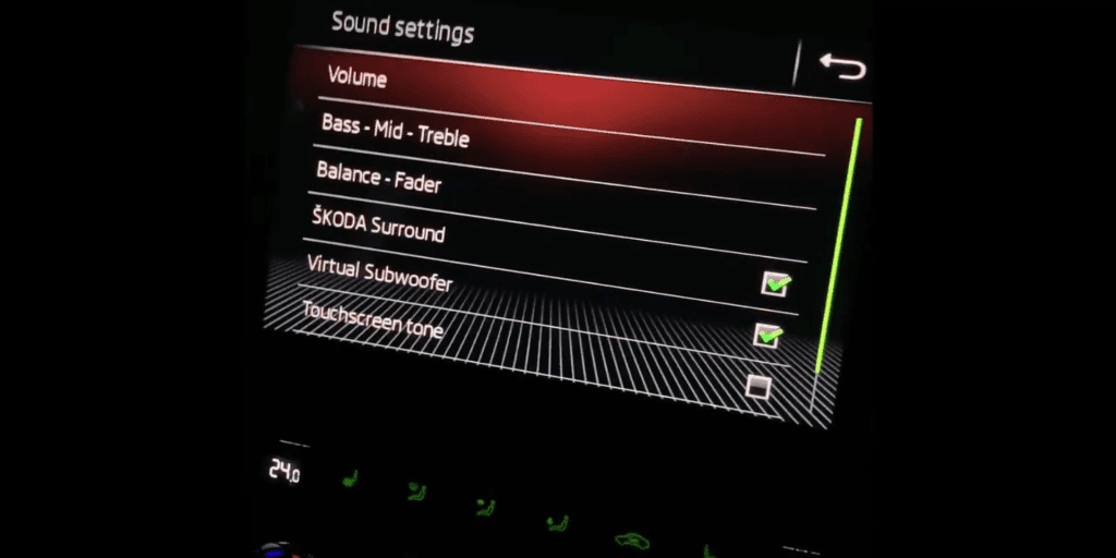 Surround and Virtual Subwoofer Activation