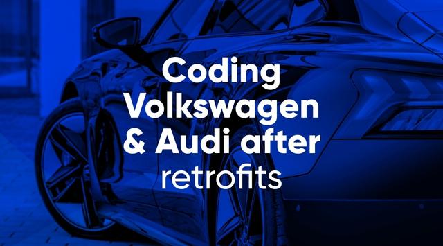 How to code your Volkswagen and Audi after retrofits with OBDeleven