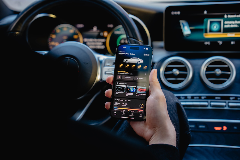 OBDeleven app diagnostics and vehicle customization interface